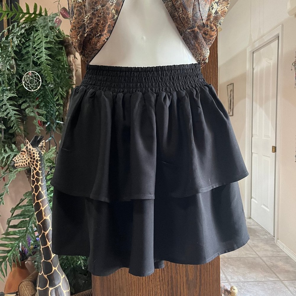 Mini Black Skirt